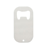 Stainless steel silver bottle opener